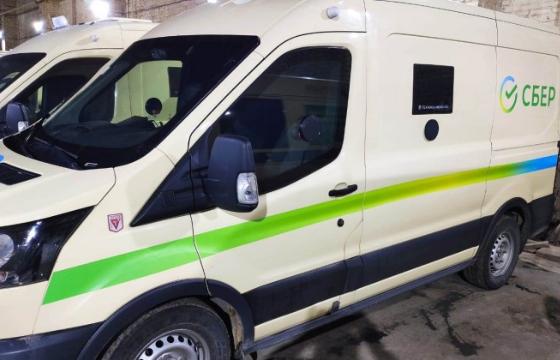 Брендирование авто для "Сбера"